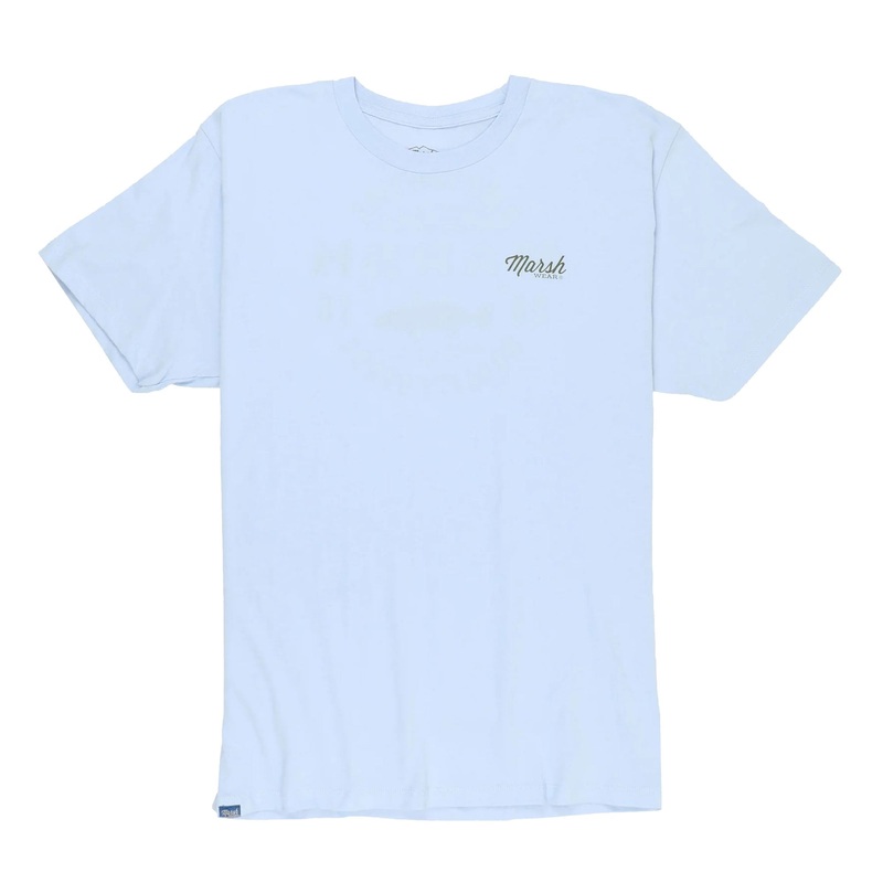 Marsh Wear Lowcountry Men’s S/S T-Shirt – Light Blue