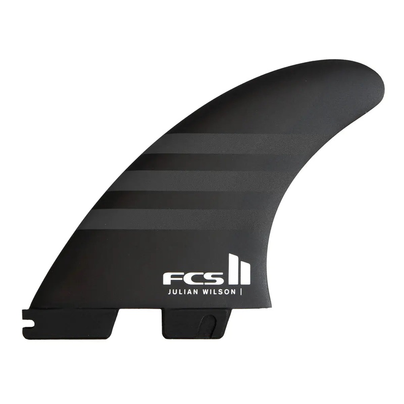 FCS II Julian Wilson PC Tri Fin Set – Medium – Black/Black