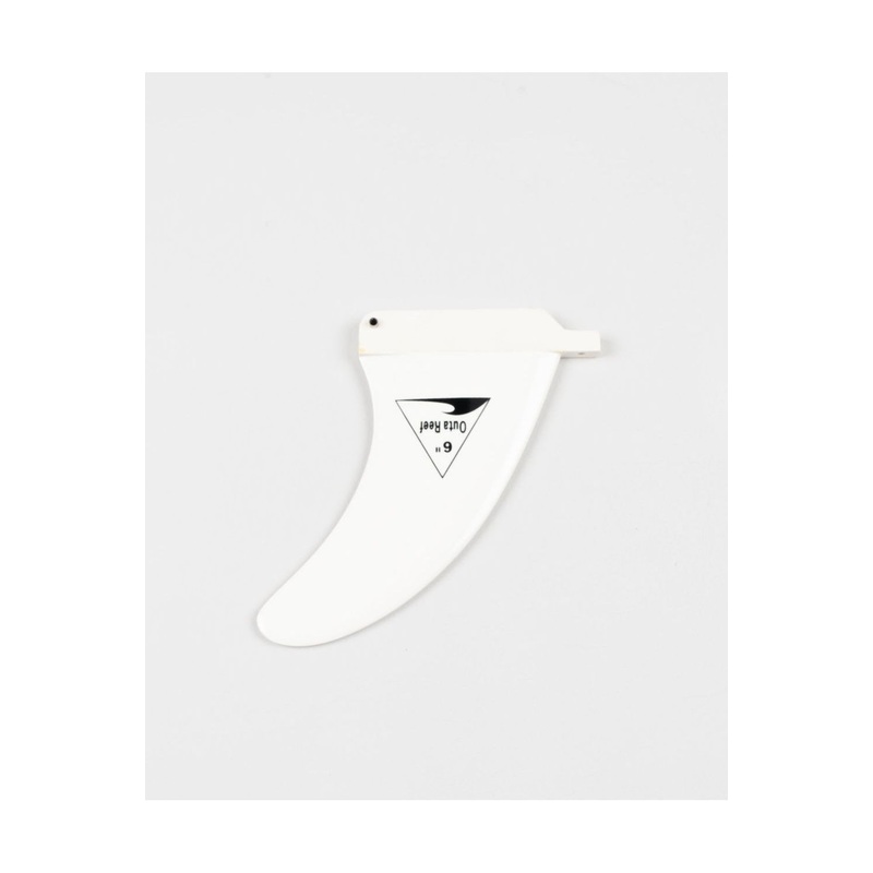6″ Outa Reef 1 Colour / White Pu Custom Fin