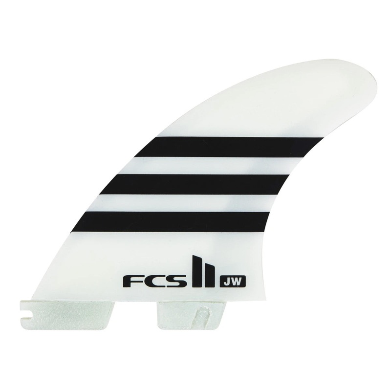 FCS II Julian Wilson PC Aircore Tri Fin Set Black/White – Grom