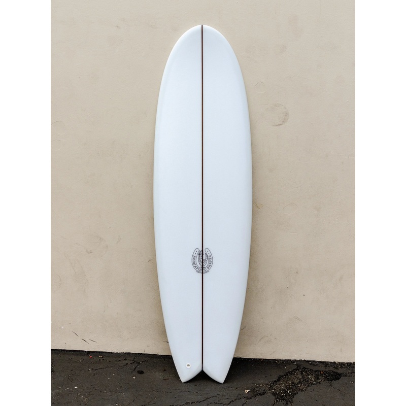 6’8″ Thin Twin Fish Surfboard