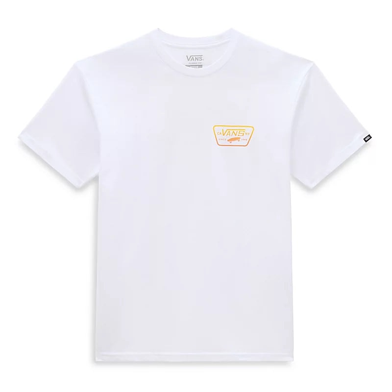 Vans Full Patch Back Tee – White/Copper Tan