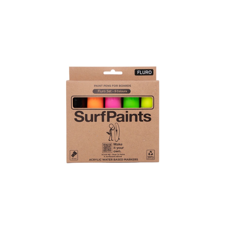 Surf Paints-  5 Pack Fluro