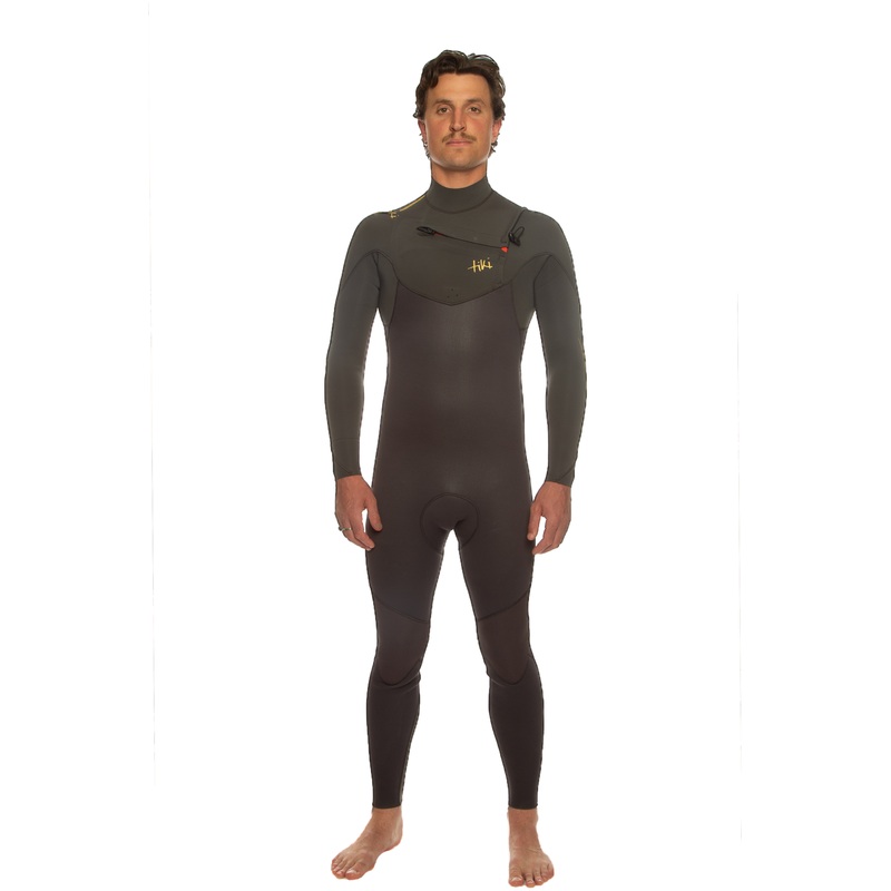 Mens Tech 3/2 Wetsuit GBS Chest Zip Steamer 2024
