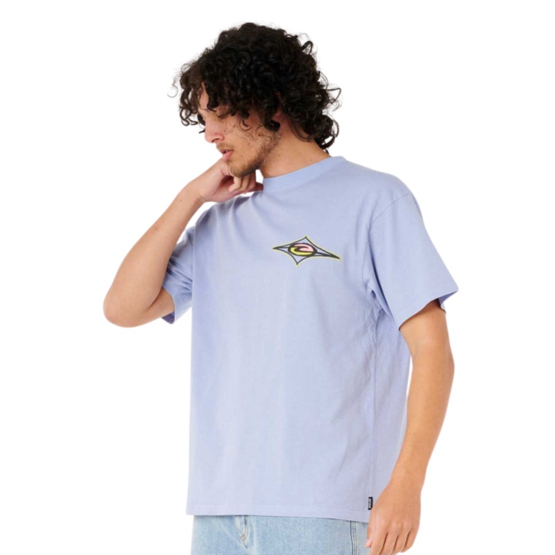 Rip Curl Raw Energy Maxxed Short Sleeve T-Shirt Light Blue