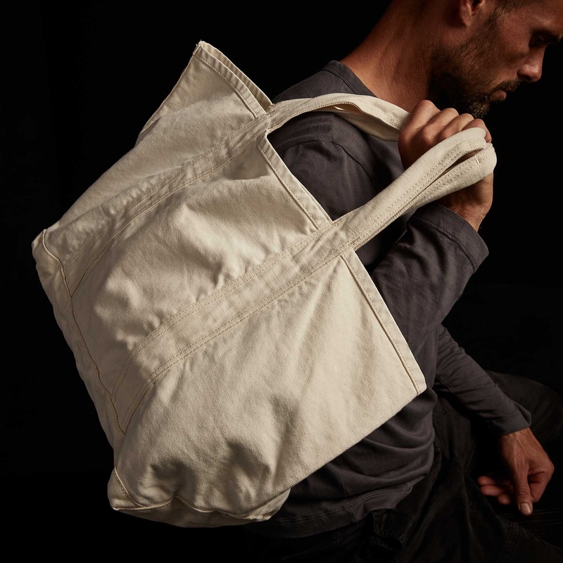 Small Canvas Tote – White