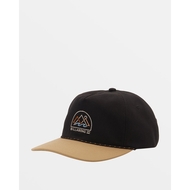 Billabong Adiv Strapback Hat-Black/Tan