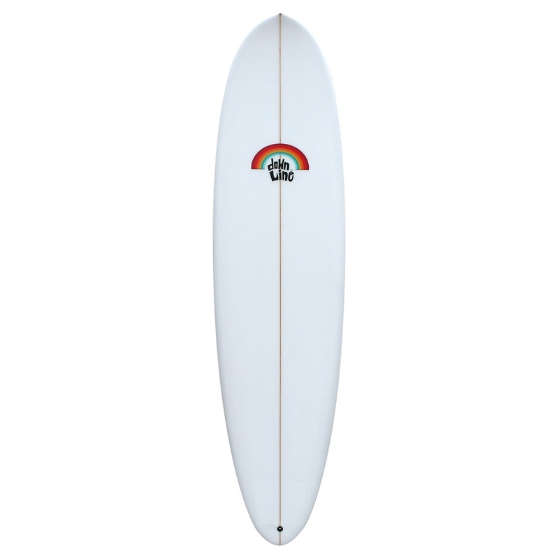 DTL Surf Co. Magic Carpet Surfboard – Red Rainbow 8’0″