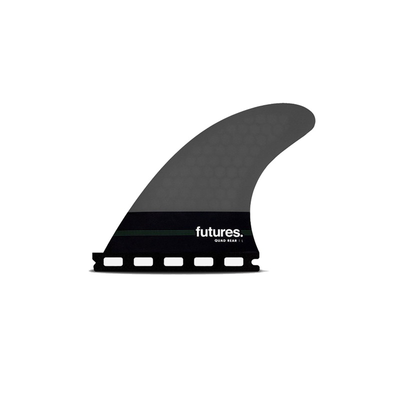 FUTURES – QUAD REAR NEUTRAL – HONEYCOMB – L – 2FINS