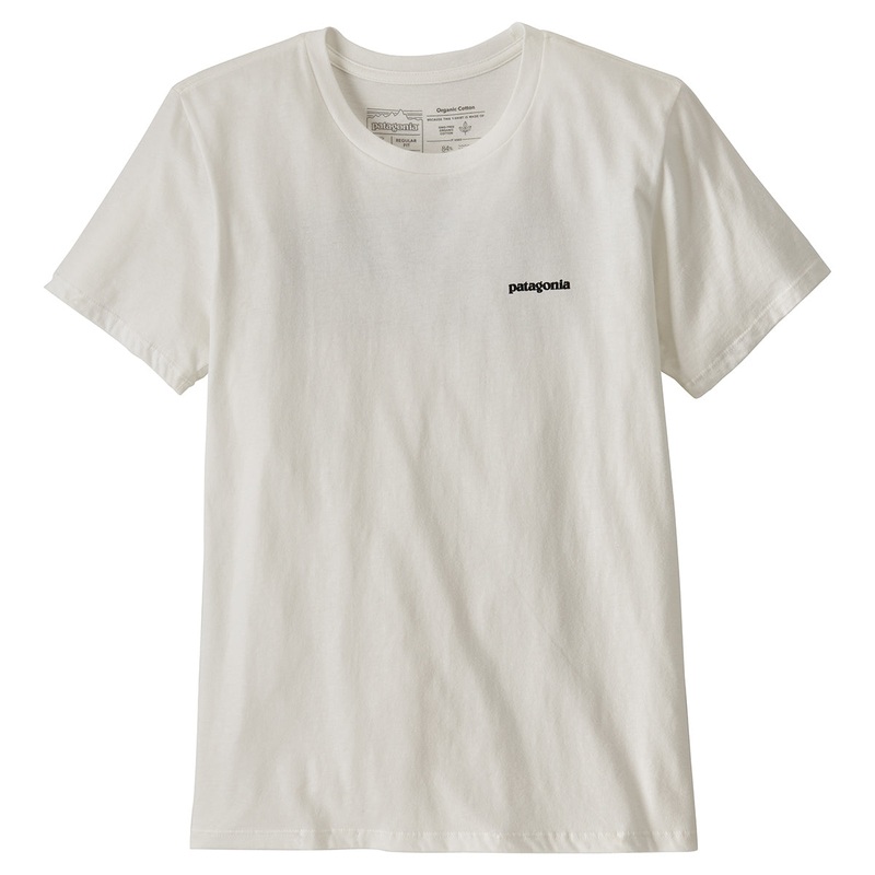 Patagonia Women’s P-6 Logo Organic Crew T-Shirt – White