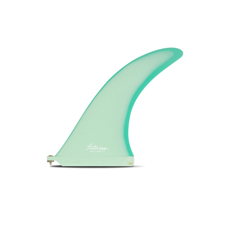 FUTURES – ZACK FLORES – FIBERGLASS – 9.5 – 1FIN