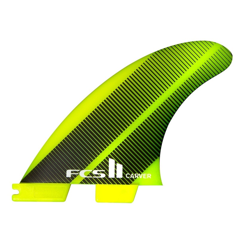 FCS II Carver Neo Glass Tri Quad Fin Set – Large