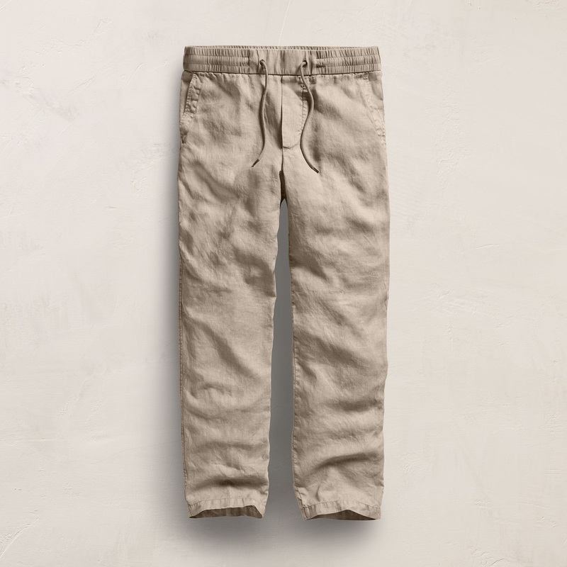 Relaxed Linen Pant – Overcast Pigment