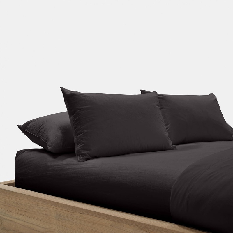Set Of 2 Cotton Pillow Shams – Raccoon Grey