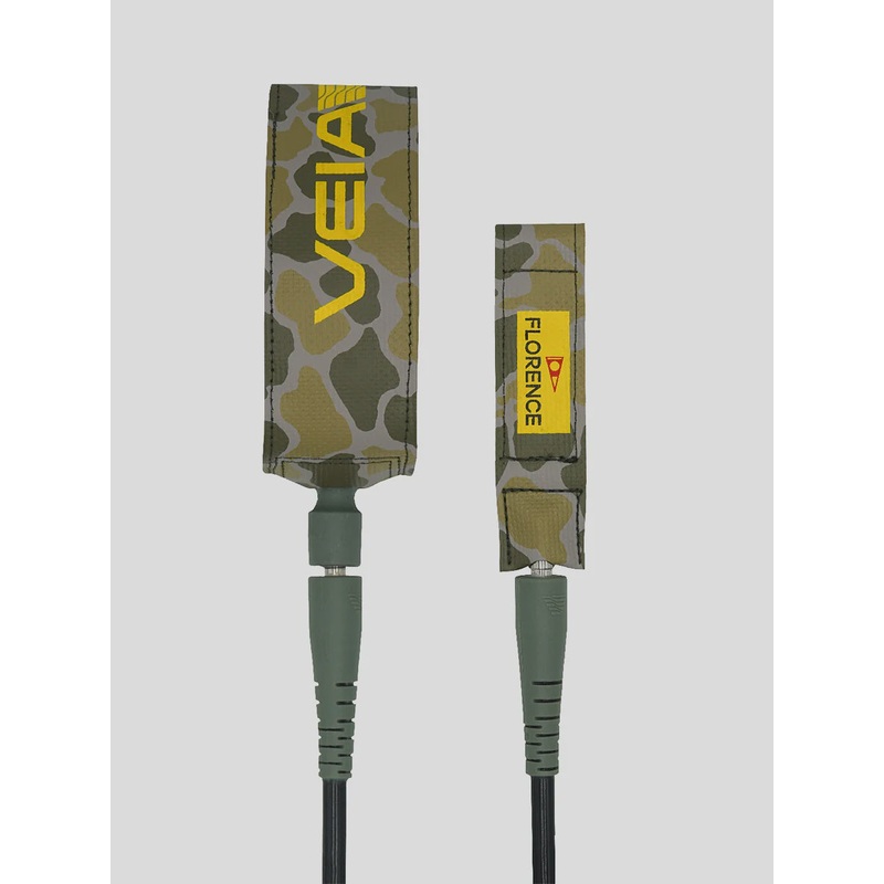 VEIA x Florence JJF Pro 6ft 7.5mm Leash – Camo