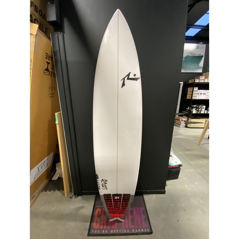 2nd Hand Rusty Big Cat, 7’4, 50L w fins