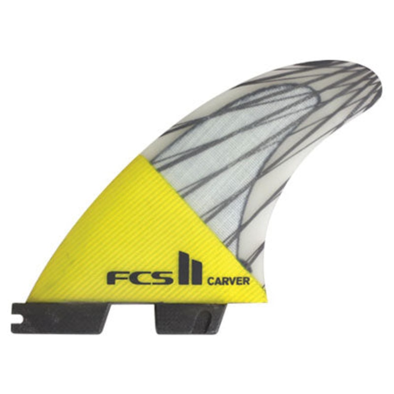 FCS II Carver PC Carbon Tri Fin Set – Large