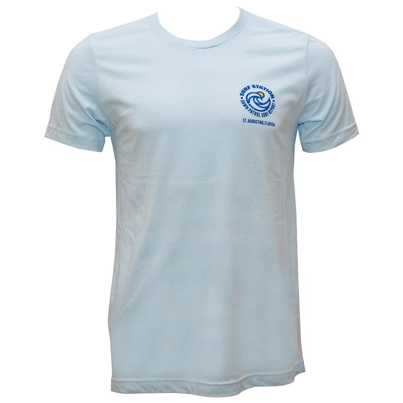 Surf Station Dawn Patrol Men’s S/S T-Shirt – Heather Ice Blue