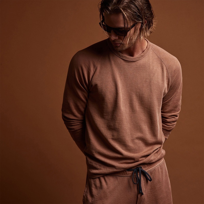 Vintage French Terry Sweatshirt – Nutmeg Pigment