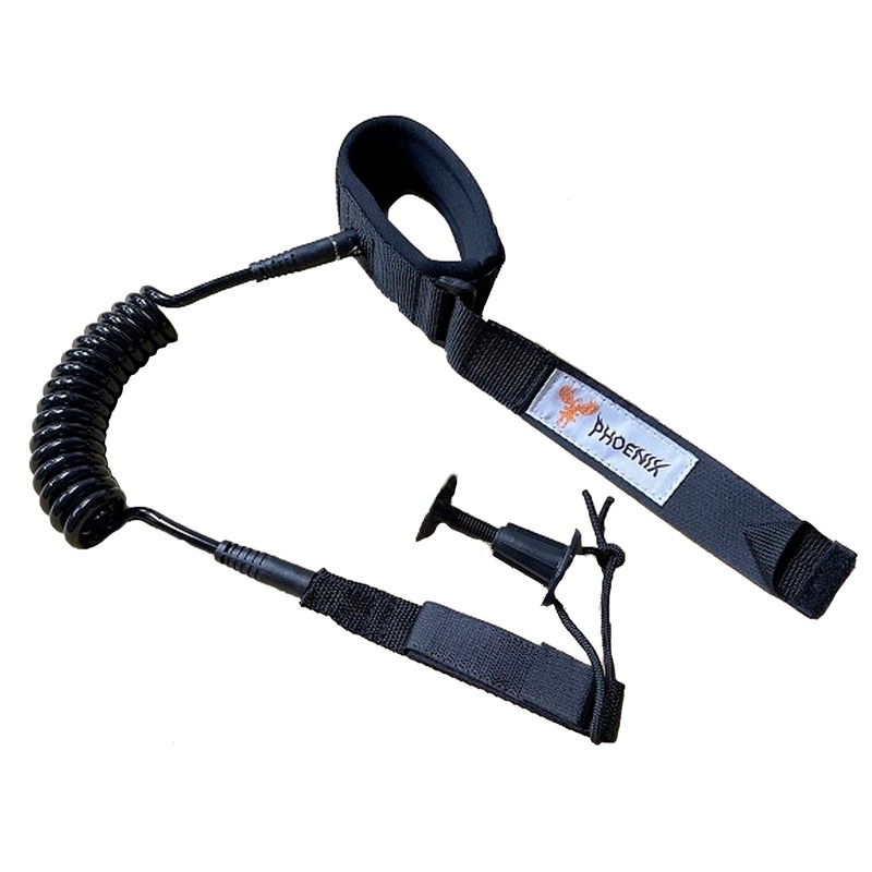 Wave Skater Phoenix Bodyboard Leash – Black