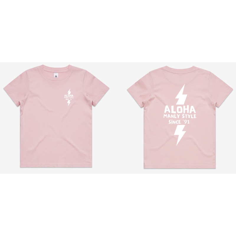 Aloha Kids Lightning Bolt – Pink