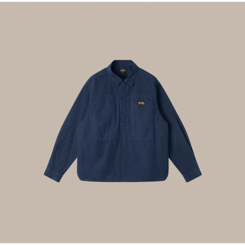 Stan Ray Painters Pop Over Shirt – Navy Ripstop