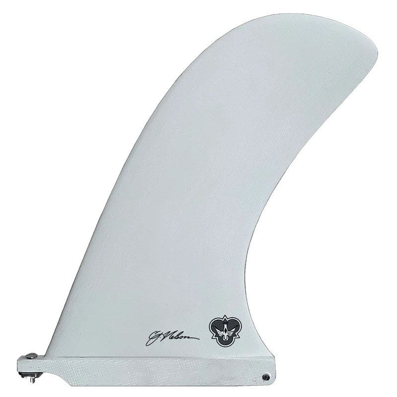 Flying Diamonds CJ Cali Pivot Longboard Fin – 10.5″/White