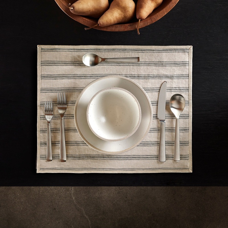 Stripe Placemat – Natural Stripe