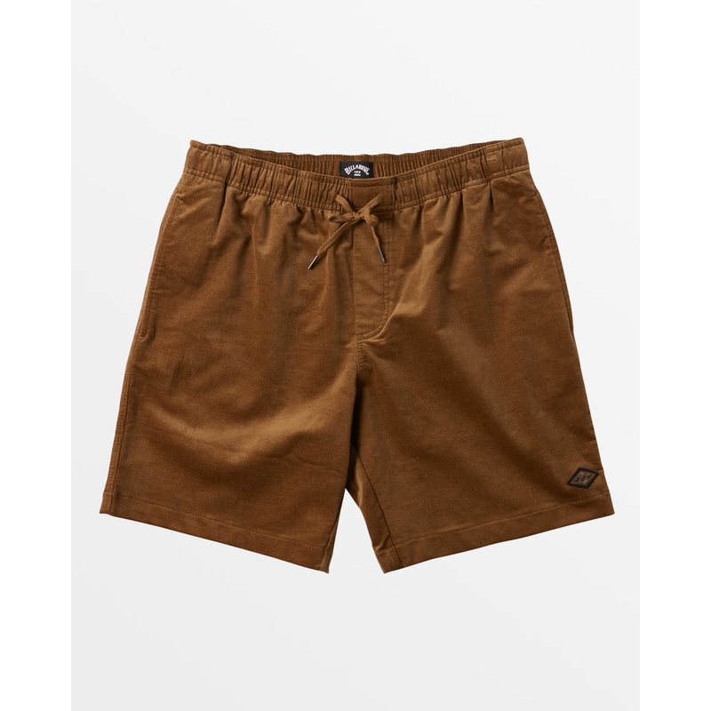 Billabong Larry Layback Cord Shorts-Otter