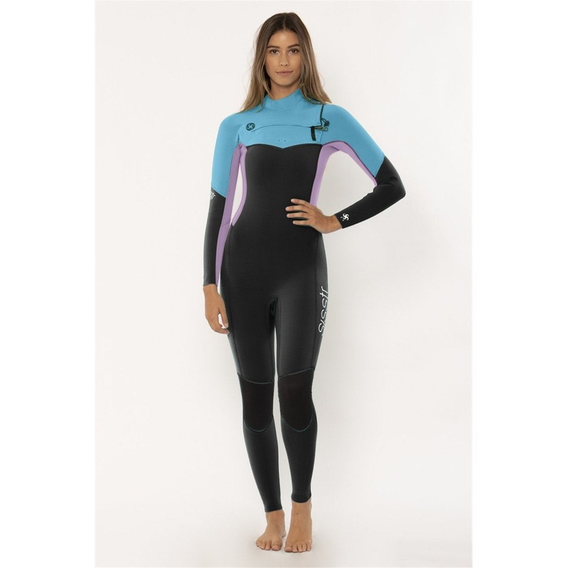 Sisstrevolution 7 Seas 3/2 mm Chest Zip Steamer Orchid