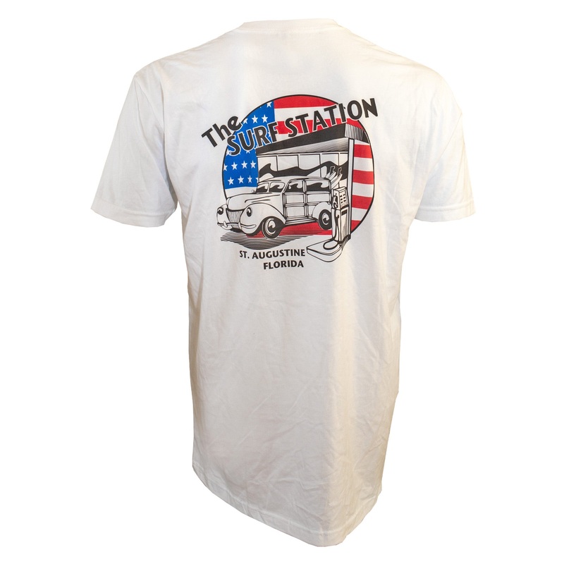 Surf Station Freedom Woody Back-Print T-Shirt (Free w/ $100 Purchase)