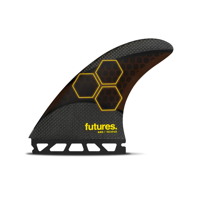 Futures Channel Islands AM2 Techflex Tri Surfboard Fins – Large/Orange