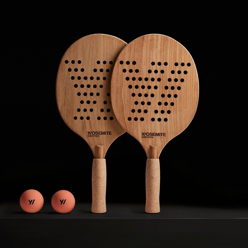 Y/OSEMITE Etched Teak Paddleball Set – Teak