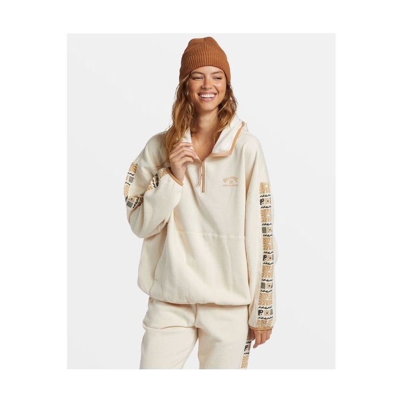 Billabong Surf Adventure Hoodie White Cap