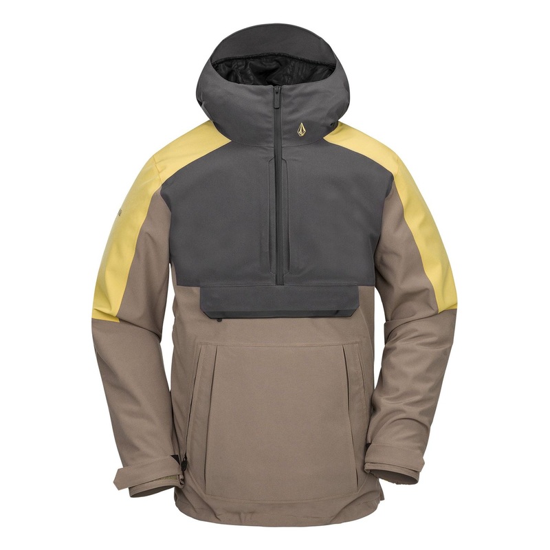 Volcom Brighton Pullover Snow Jacket Chestnut Brown
