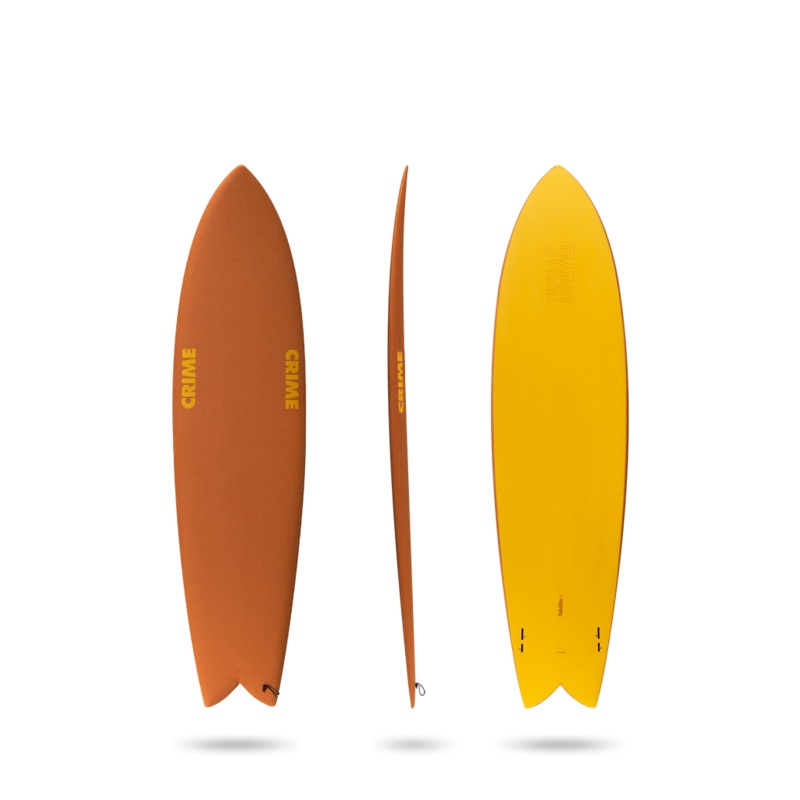Crime Long Fish Soft Top 7’5″-Rust