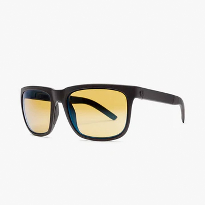 Electric XL Sport Men’s Pro Sunglasses – Matte Black/Yellow Polarized