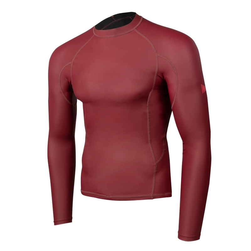 WINDSHIELD LONG SLEEVE RASHGUARD – MAROON