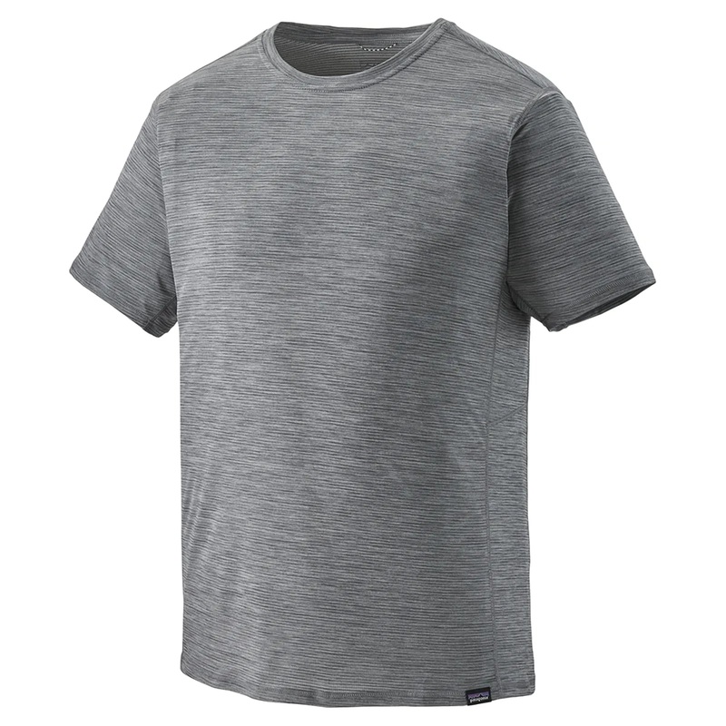 Patagonia Men’s Capilene Cool Lightweight Shirt – Forge Grey Feather/Grey X-Dye