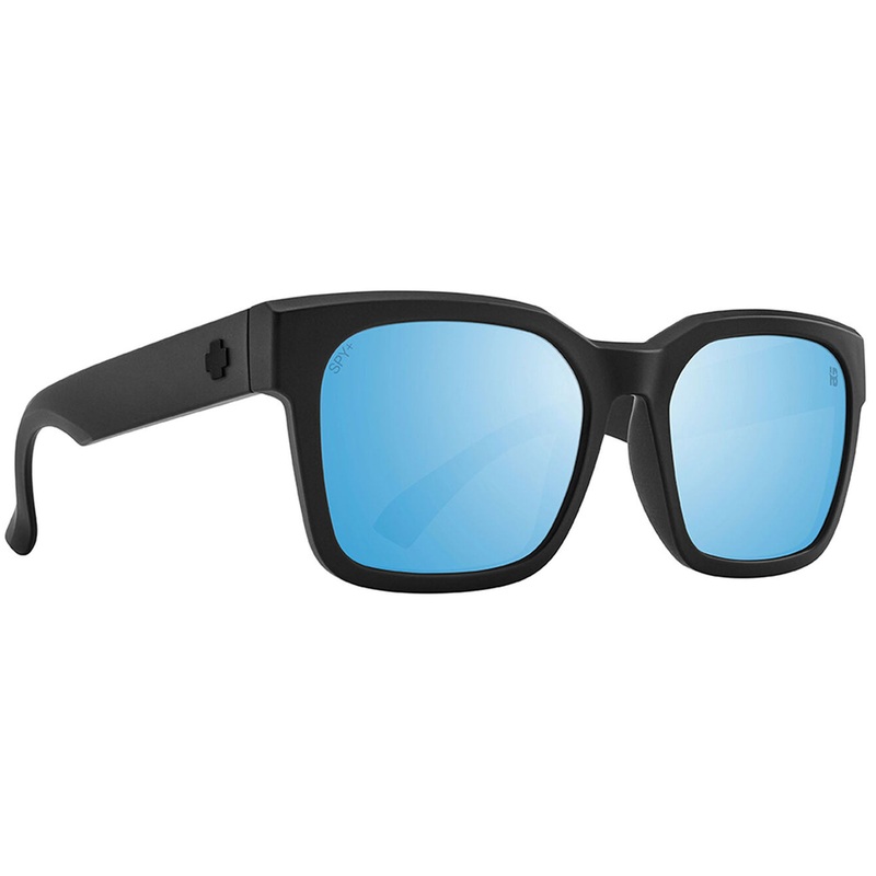 Spy Dessa Women’s Sunglasses – Matte Black/Happy Boost Ice Blue Mirror Polarized