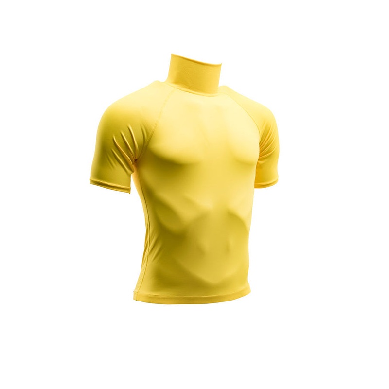 Tiki Adult Rash Vest SS No Logo – Yellow