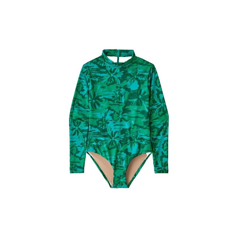 Women’s Long-Sleeved Swell Seeker One-Piece Swimsuit