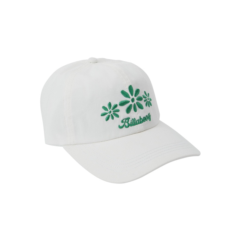 Billabong Dad Cap Hat-White Multi