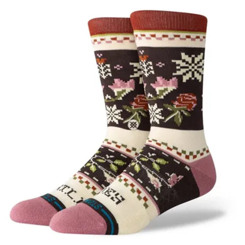 Stance Socks Mistling Toes Crew Socks – Dusty Rose