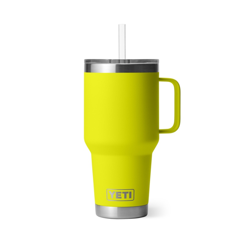 Yeti Rambler 35 Oz Straw Mug Firefly Yellow