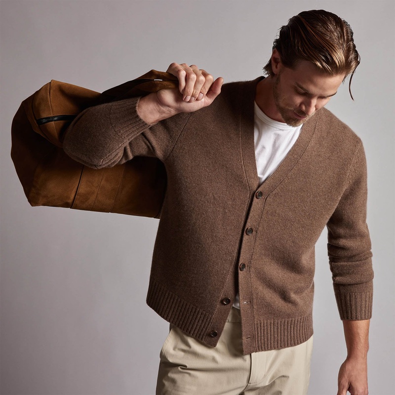 Recycled Cashmere Cardigan – Fox
