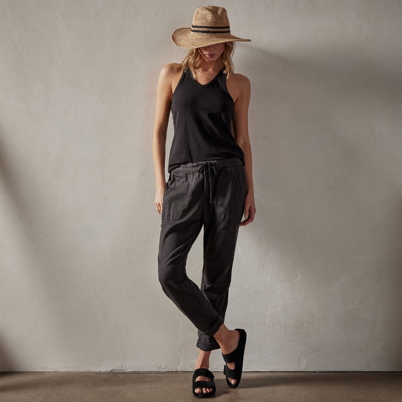 Soft Drape Pant – Carbon Pigment