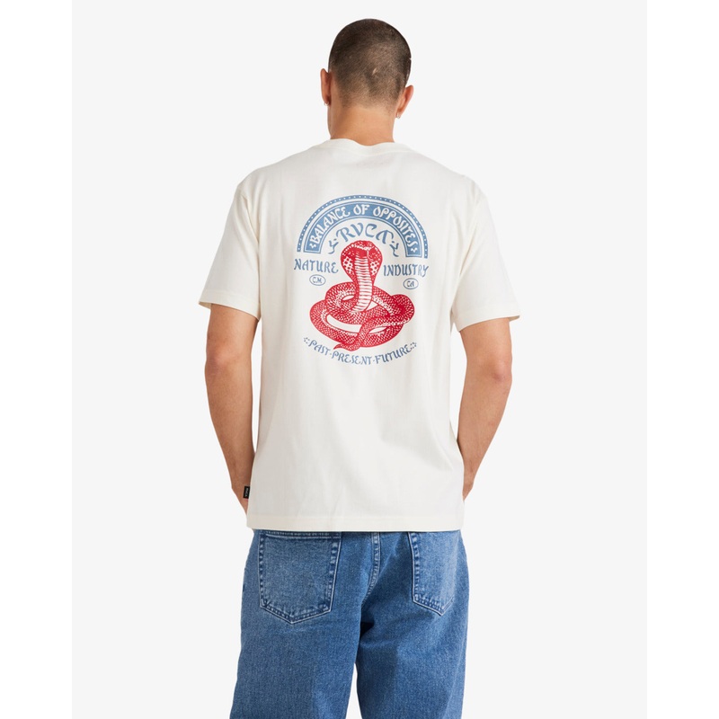 RVCA Charmer Short Sleeve T-Shirt Antique White