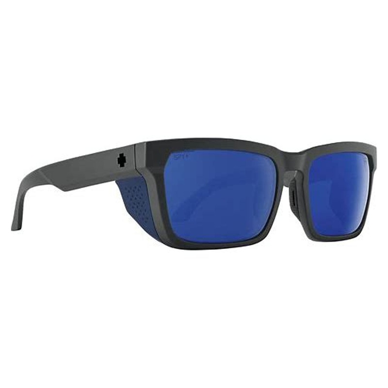SPY Helm Tech Men’s Sunglasses – Matte Dark Grey/Happy Grey Green Blue Spectrum