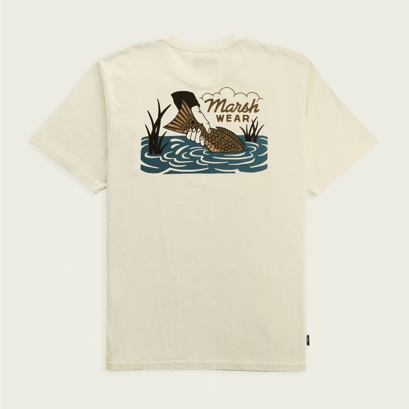 Marsh Wear Release Men’s S/S T-Shirt – Vintage White